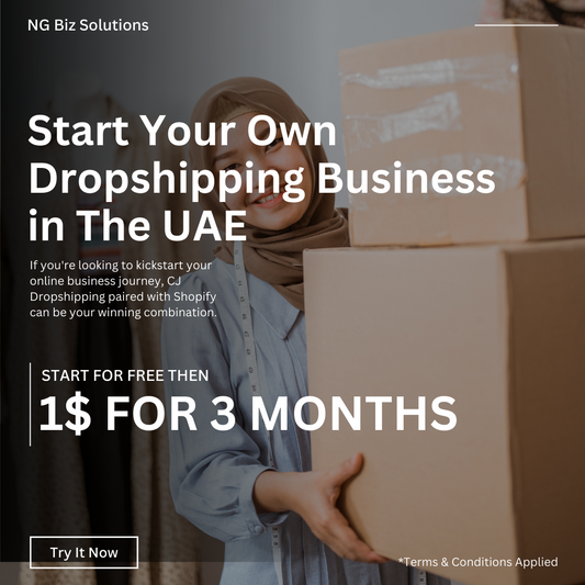 Dropshipping in UAE with CJ Dropshipping and Shopify